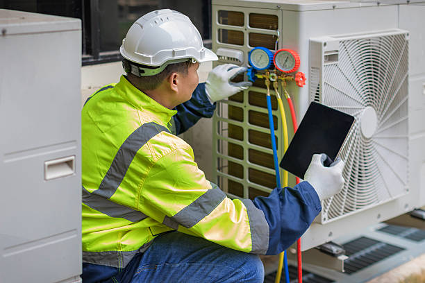 Professional Heat Pump Repair technician working in Shandon, OH